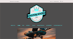 Desktop Screenshot of kingdommindedtees.com